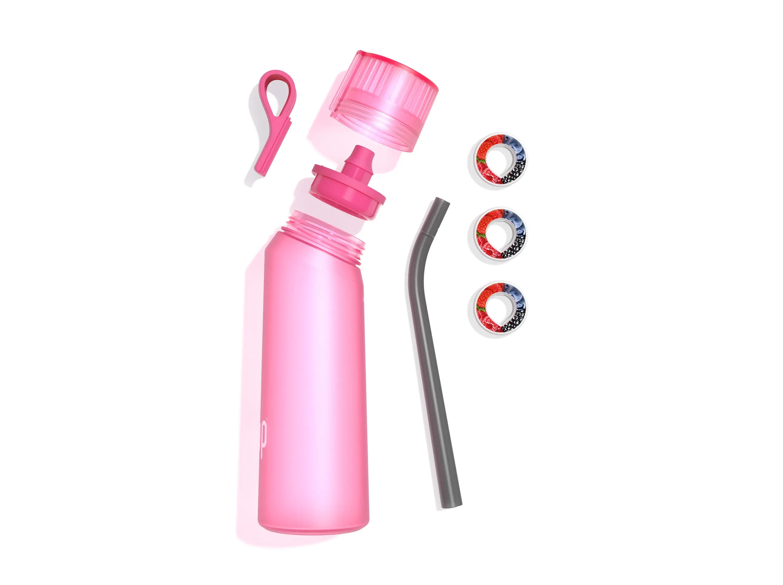 650ml Hot Pink Flasche inkl. 3 Pods